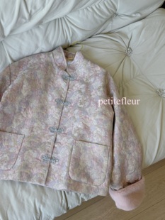 Fleur国风系列 原创设计 新年限定 油画纯手工定制中式年服外套