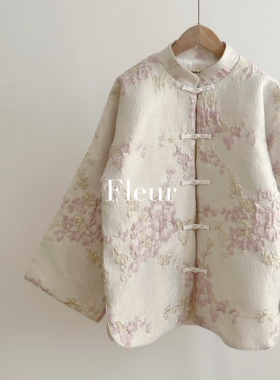 Fleur国风系列 原创 桃春 新中式外套