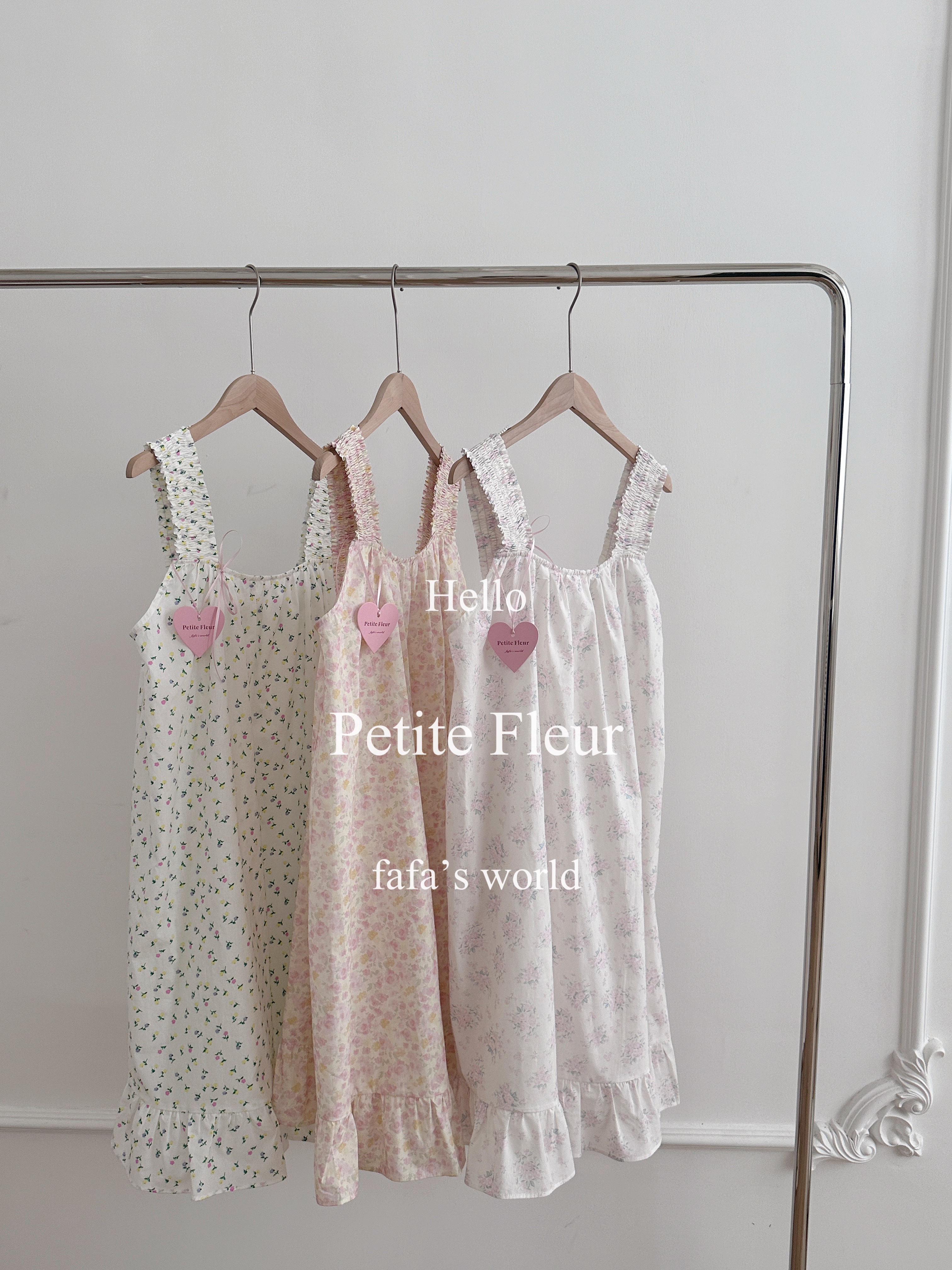 纯棉睡裙RAINY碎花少女心连衣裙