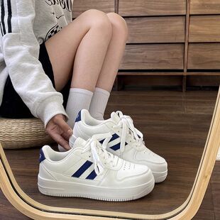 休闲鞋女2025夏季新款板鞋女鞋透气网面小白鞋女韩版鞋子女鞋