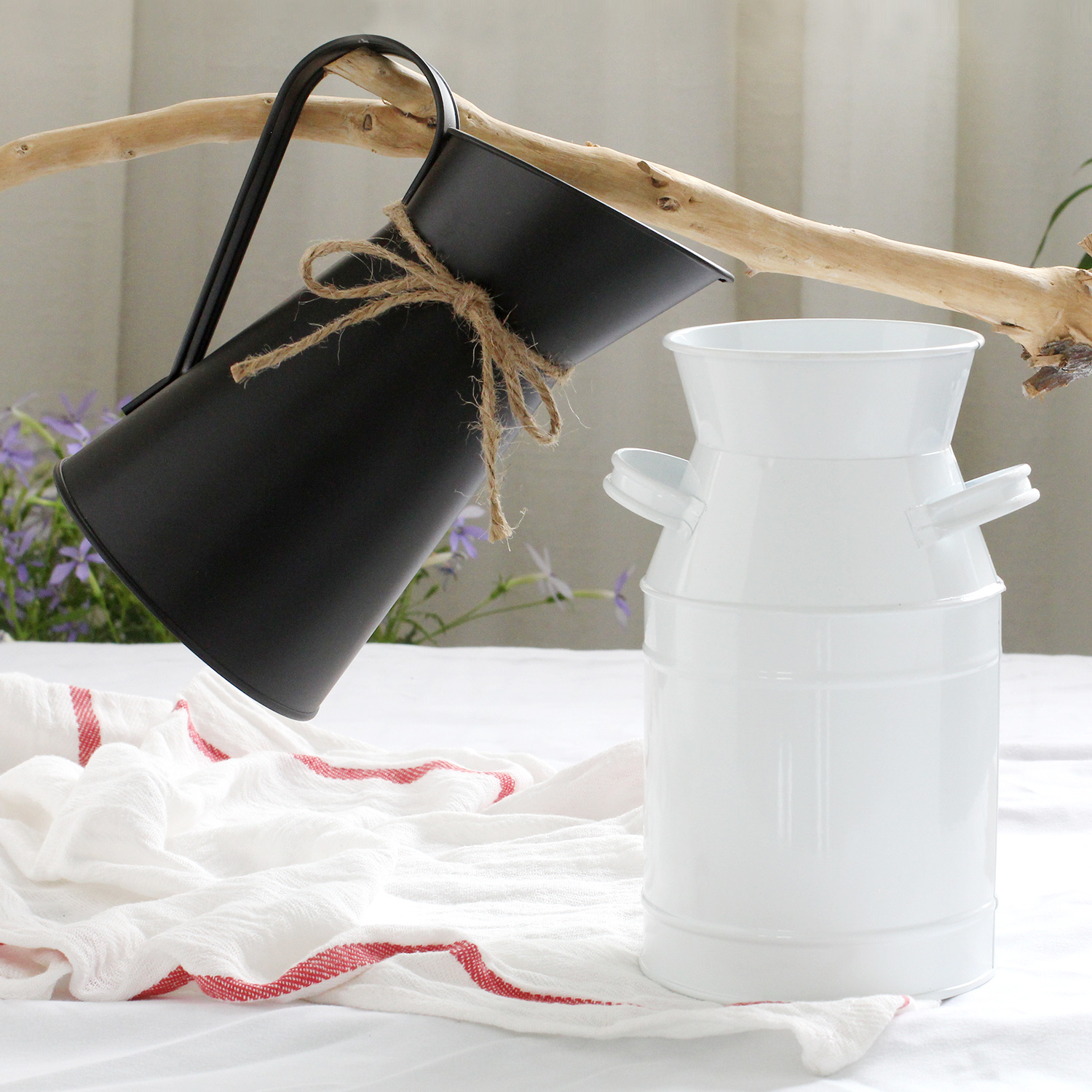 此后花器美式乡村风复古插花花瓶