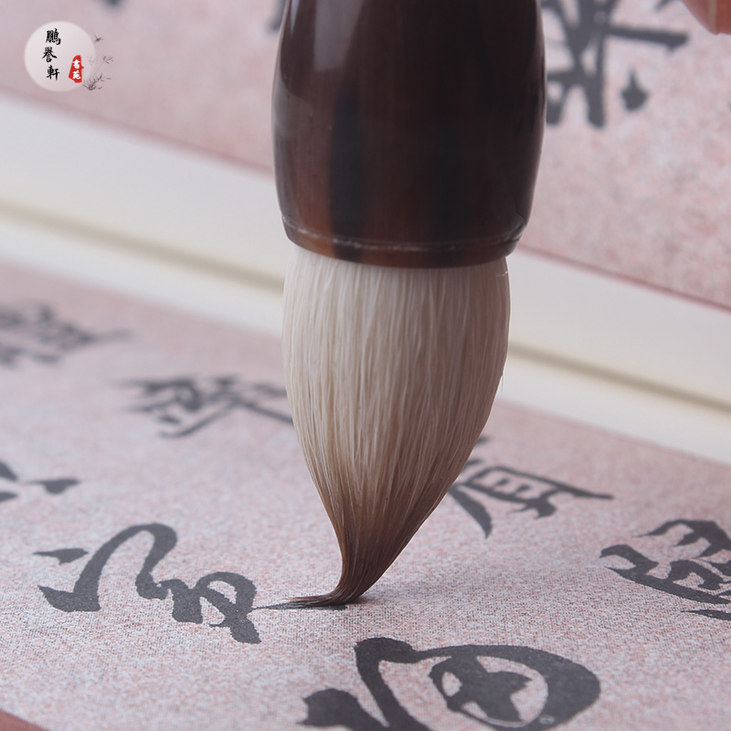 藏品系列无刻字牛角大口径鸡距笔