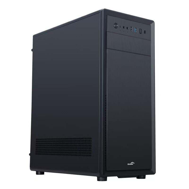 SAMA先马ATX大板光驱位上置电源电脑机箱商务办公家用台式主机箱