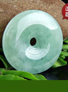 A货翡翠玉吊坠项链送礼绿色包邮