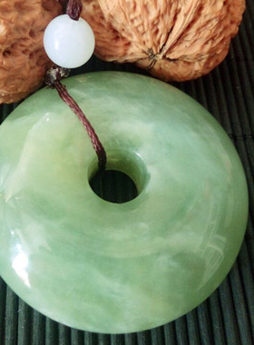 玉石 手把件岫玉飘花手把件 赋予诗情画意 手把件包邮