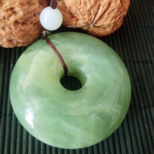 玉石 手把件岫玉飘花手把件 赋予诗情画意 手把件包邮