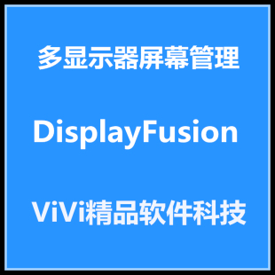 DisplayFusion Pro9.8 Final/中文注册版  多显示器屏幕管理