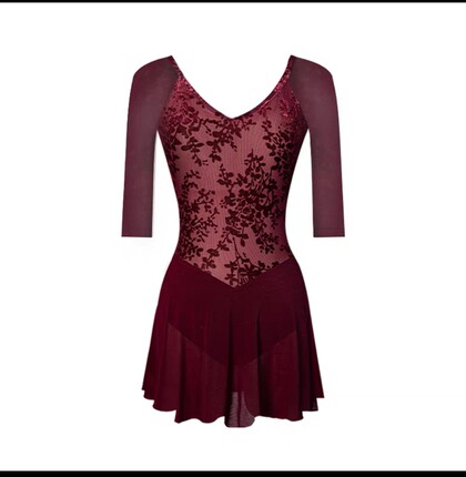 舞蹈练功服芭蕾舞专业体操服女艺考舞裙芭蕾连衣裙