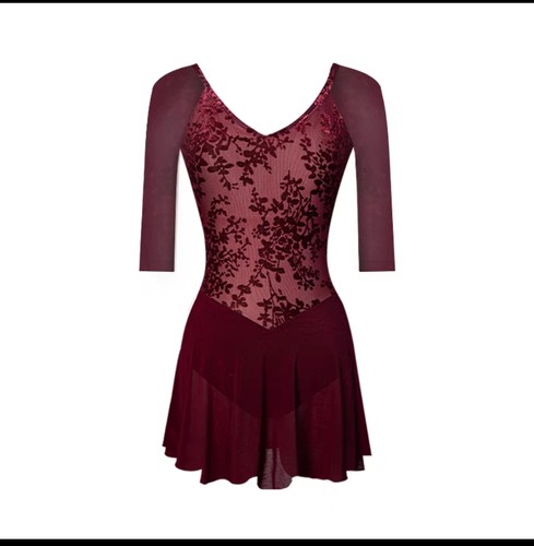 舞蹈练功服芭蕾舞专业体操服女艺考舞裙芭蕾连衣裙