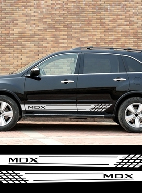 适用于讴歌Acura RDX MDX YD2 YD3 TLX车身贴纸拉花 改装装饰车贴