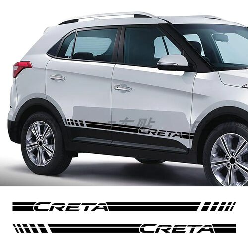 适用于现代Creta 2 II Ix25汽车贴纸 SUV车身改装贴画防水PVC拉花