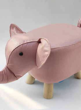 儿童实木小矮凳宝宝卡通凳小墩子沙发凳换鞋凳子家用茶几边小板凳