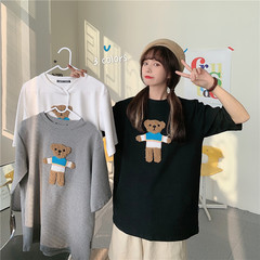 實拍毛茸茸娃娃短袖恤女