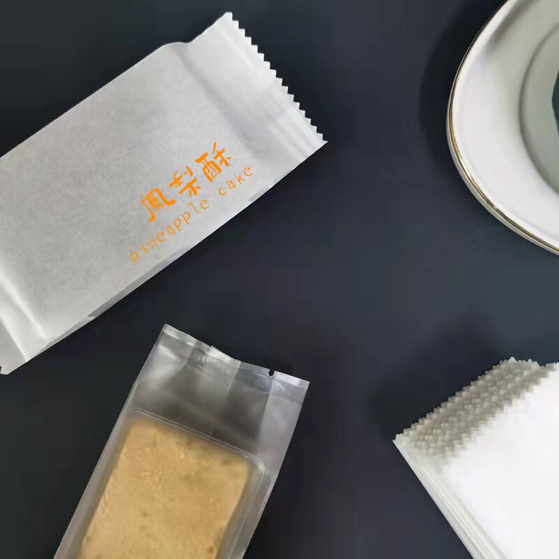凤梨酥包装袋牛轧酥方块酥绿豆糕焦糖布朗尼沙琪玛磨砂透明机封袋