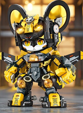 十二生肖中国潮风积木拼装玩具益智开发动脑小颗粒男女孩成人摆件