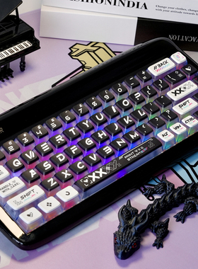 客制化CSGO印花集热升华PBT个性XDA黑白键帽wooting机械键盘帽diy