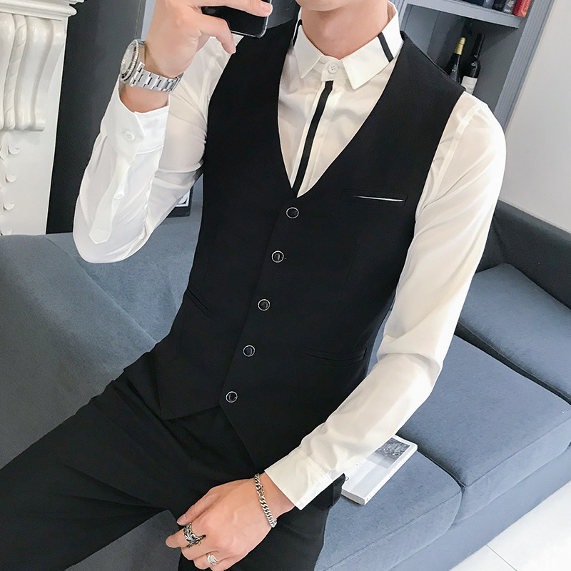 B302MJ08特2021秋男马甲夜店工作服持续出货M-5XL,男装背心/马甲,电商B216（原B302）