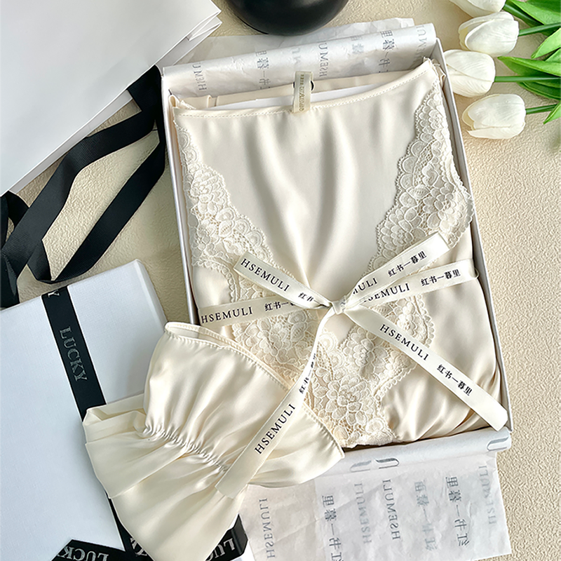 法式宫廷女生长袖性感睡裙