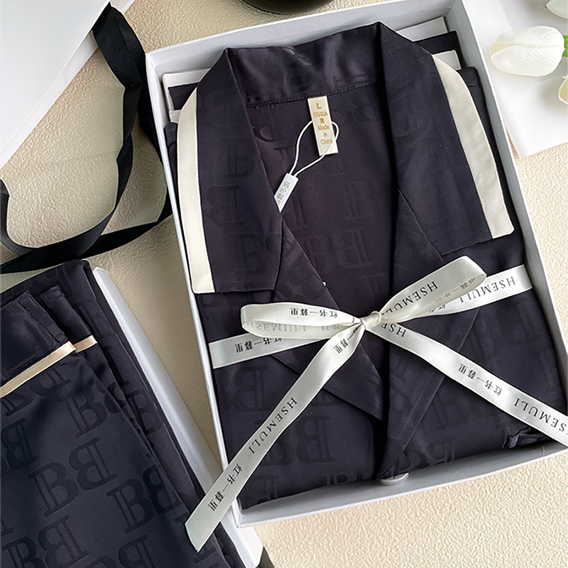 短袖长裤家居服可外穿两件套