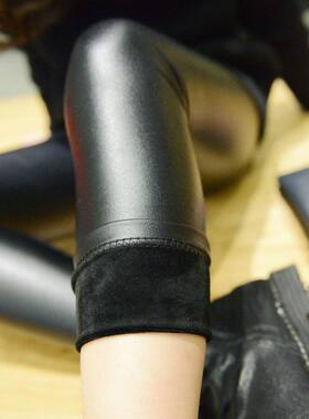 女宝宝加绒秋冬款黑色打底裤