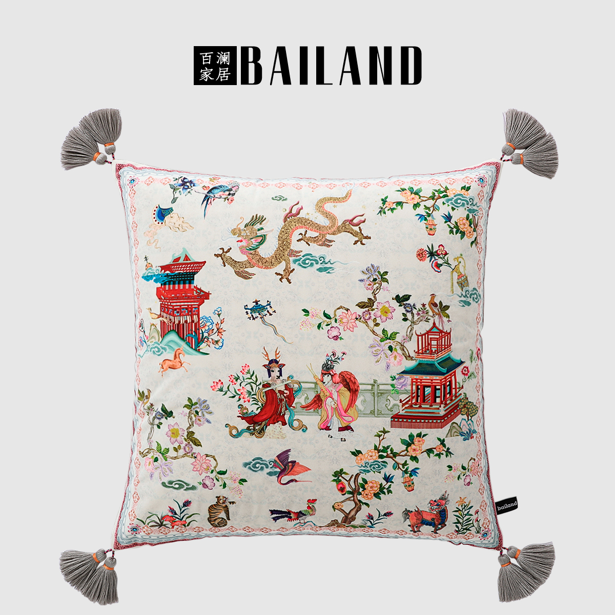 百澜家居抱枕靠垫腰枕PP棉