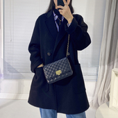 显瘦加肥加大码 胖mm女装 2026年嘉兴双面羊绒大衣毛呢外套200斤潮