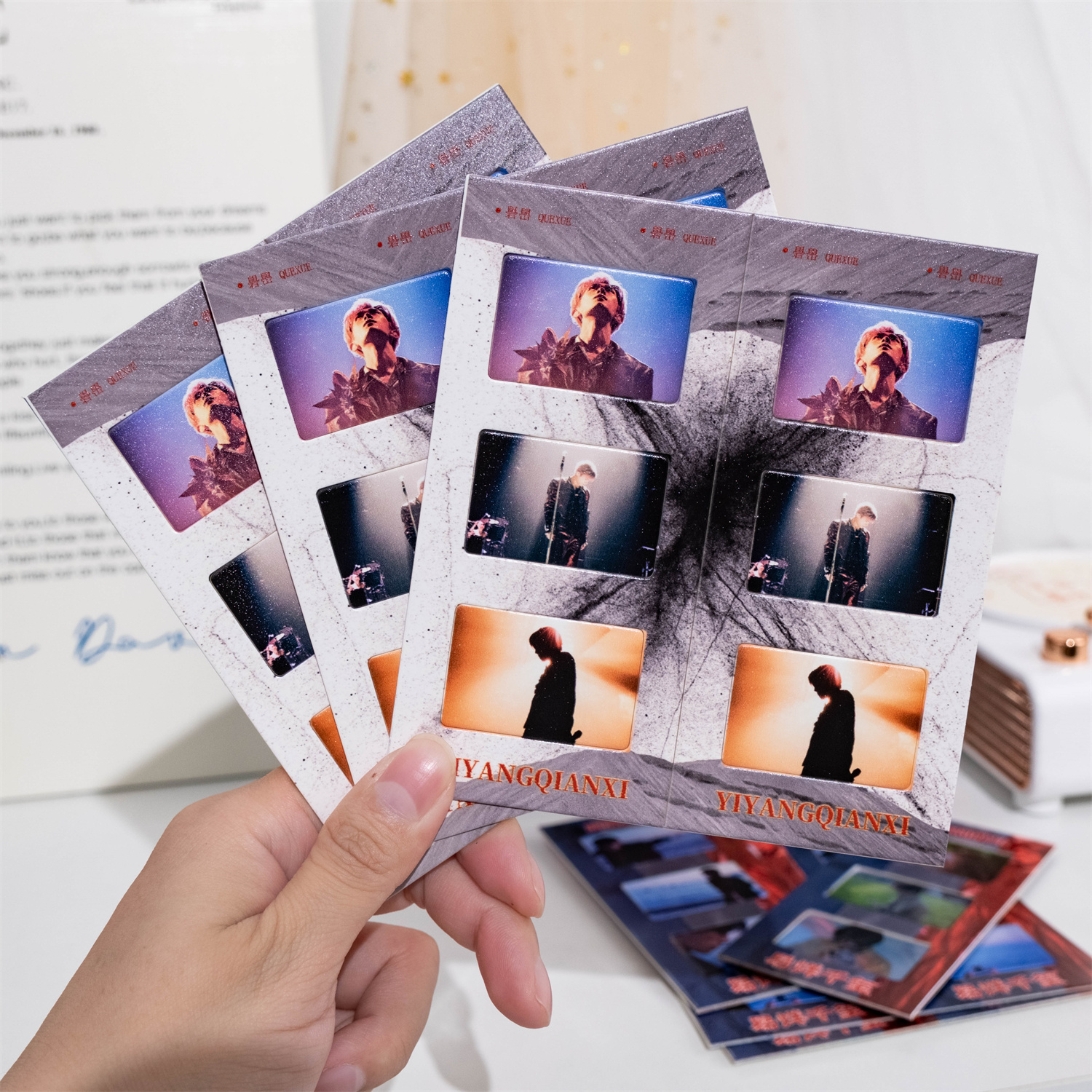 光影书签礼物明星diy纪念小卡