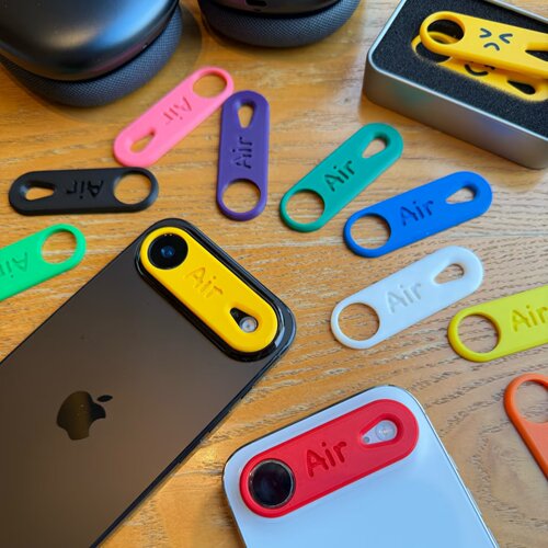 iPhone17air镜头盖苹果定制保护壳防尘镜头盖防摔平嵌镜头装饰板