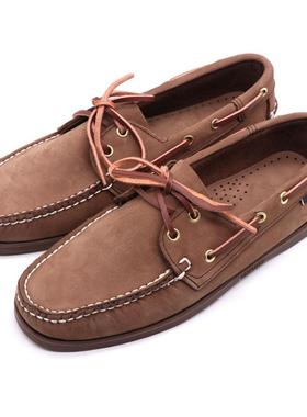 外贸牛皮鞋PLDNAKUM SEBAGO帆船鞋休闲皮鞋百搭2024秋季款正品