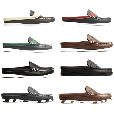 休闲风船鞋皮拖鞋沙滩鞋