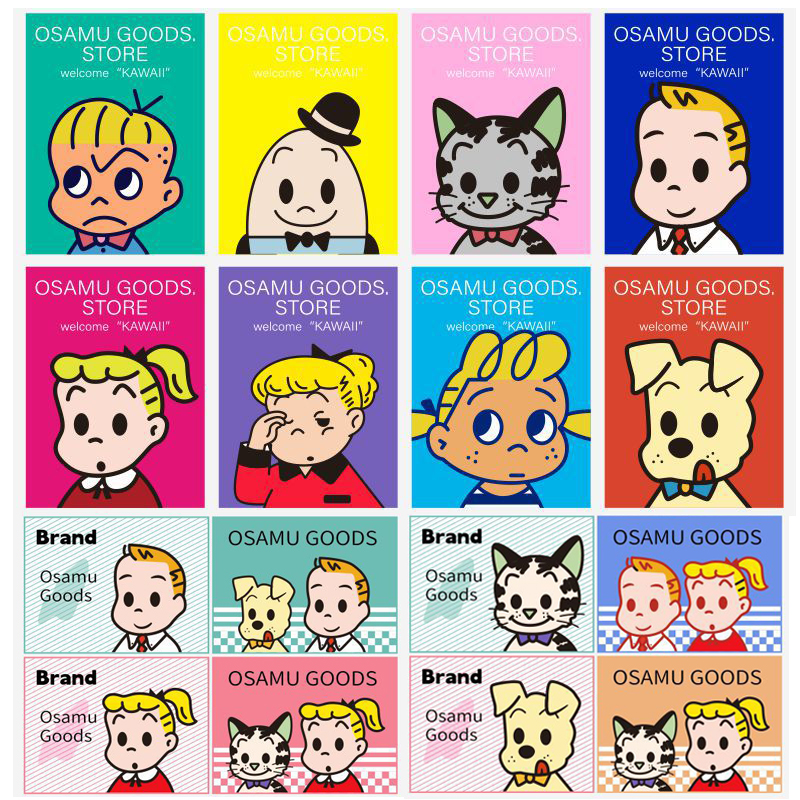 日系原田治贴纸防水装饰贴画