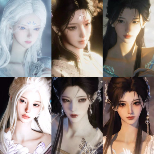 【沧海月明】24款 燕云十六声端游手游通用 女捏脸 全职业捏脸