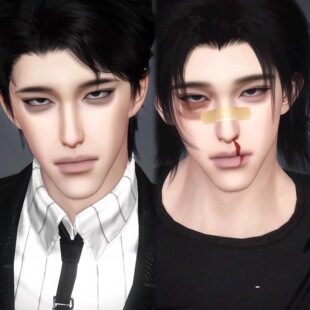 发2 朱仁徹 安和平仿捏 西西西树 逆水寒手游捏脸男通用