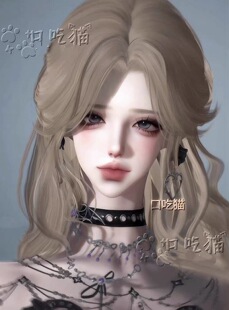 口吃猫 美丽坏女人 自带大胸御姐体型 逆水寒手游捏脸女通用