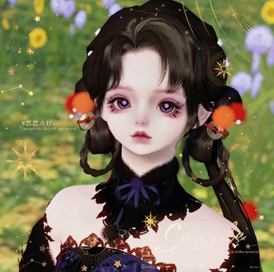 芯芯点灯限售丨黑魔仙 天涯明月刀手游少女捏脸