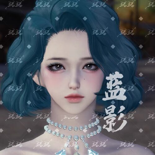 【珺珺捏脸小铺】#蓝影#天涯明月刀ol成女捏脸