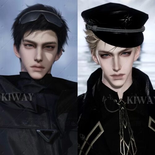 发2 恩锐 KIWAY 新世界 逆水寒手游捏脸男通用