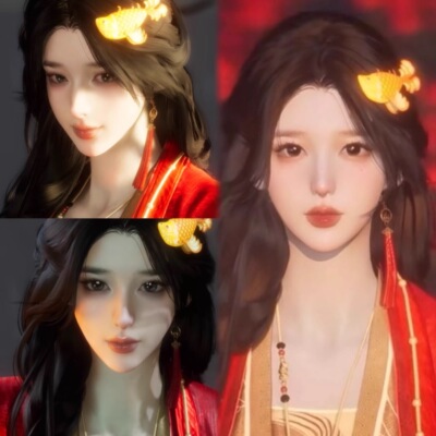 发5款 嫣 瓜瓜 眼波流转 燕云十六声捏脸女 端游手游 国服 国际服