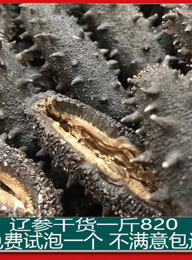 9年大连野生海参一斤500g干货海生海参海渗辽参纯淡干海参礼盒
