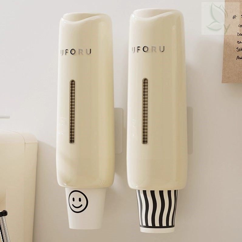 日本一次性杯子取杯器饮水机放纸杯收纳置物架家用壁挂免打孔防尘,家庭/个人清洁工具,杯架,淘宝优惠券,粉丝福利购,淘宝优惠卷