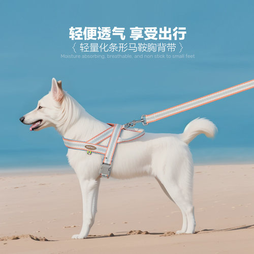 狗狗牵引绳马鞍式防爆冲