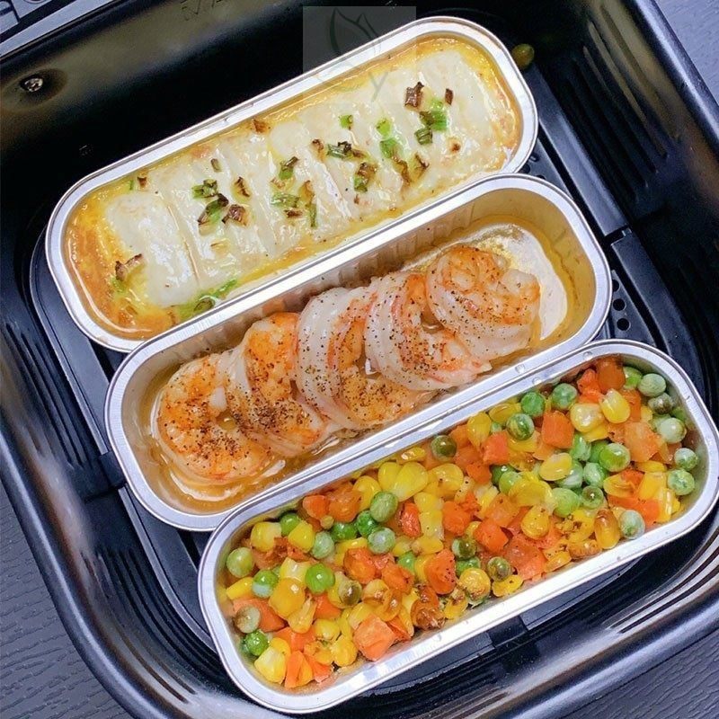 空气炸锅锡纸碗铝箔可重复家用烤箱蛋糕长方形烘焙模具锡纸盒杯盘,厨房电器,空气炸锅配件耗材,淘宝优惠券,粉丝福利购,淘宝优惠卷