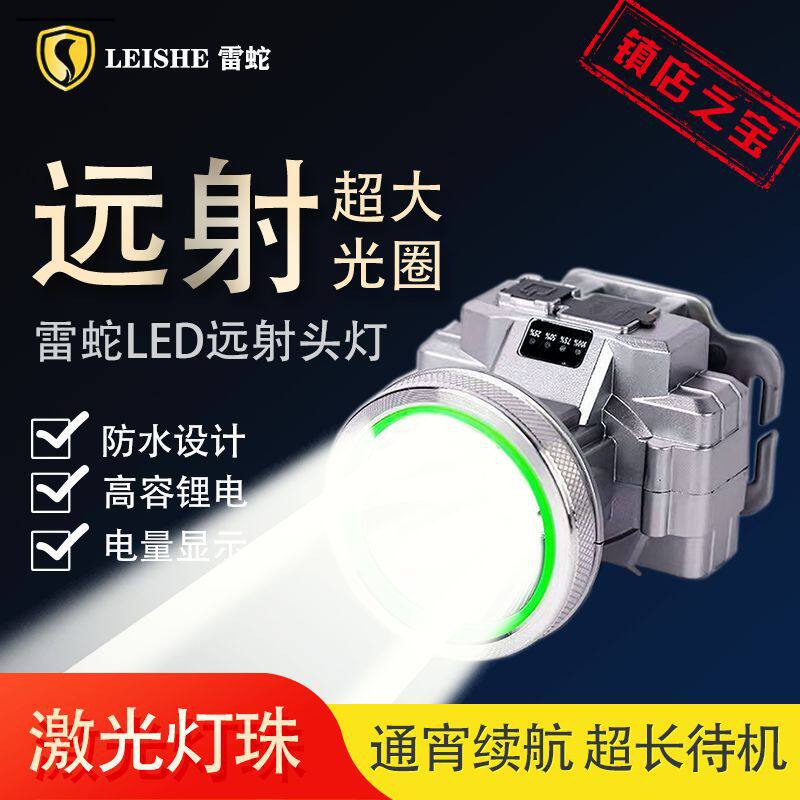 LED头灯长续航锂电强光超