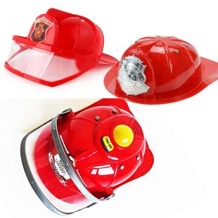 儿童消防员帽子声光帽背包水枪灭火器消防斧头幼儿园角色扮演道具