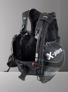 国货之光HOTDIVE X-plore潜水调整背心BCD浮力控制器背飞大配重袋
