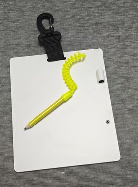 休闲技术潜水Slate教学示意标记写字水下记事板手写板ABS材质防水