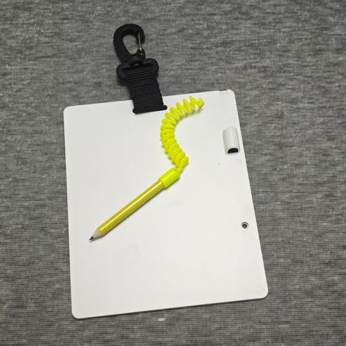 休闲技术潜水Slate教学示意标记写字水下记事板手写板ABS材质防水