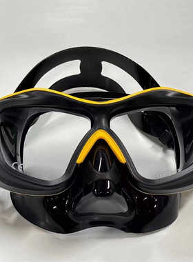 波塞冬Poseidon深潜面镜THREEDEE 3D低容积水肺潜水面镜技潜面罩