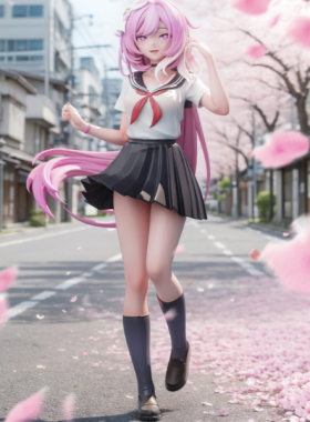 【定制GK手办】New Age Studio 嗨 想我了吗？校服爱莉 小爱同学