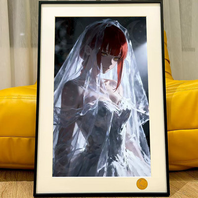 星空《花嫁玛奇玛》Makima支配恶魔真纪真 电锯人装饰画